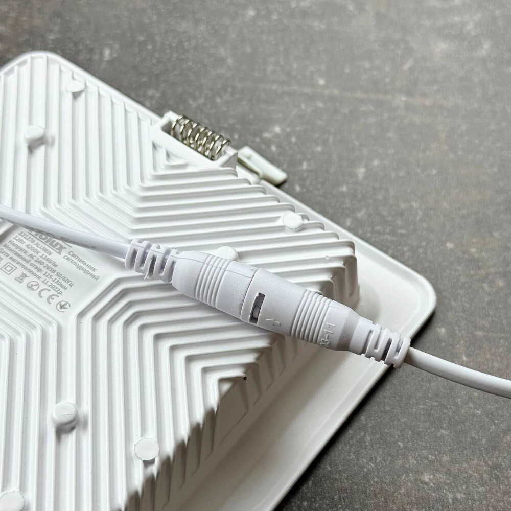 Светильник LED даунлайт Violux ALUMIN 18W 4200K квадрат IP20 ( 121280 )